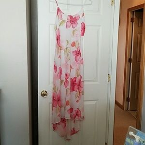 Flower spaghetti strap dress